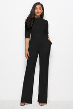 Load image into Gallery viewer, Tie-Waist Half Sleeve Jumpsuit
