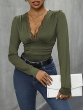 Load image into Gallery viewer, Laced Long Sleeve Bodysuit
