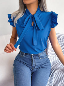 Sassy Tie Blouse