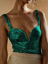 Load image into Gallery viewer, Sequin Bodysuit
