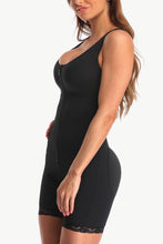 Load image into Gallery viewer, Zip-Up Lace Detail Shapewear
