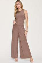 Load image into Gallery viewer, Sassy Ribbed Tank and Wide Leg Pants Set

