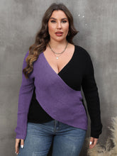 Load image into Gallery viewer, Sassy Two-Tone Sweater
