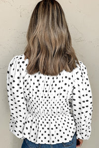 Sassy Polka Dot Blouse