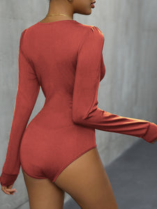 Laced Long Sleeve Bodysuit