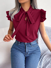 Load image into Gallery viewer, Sassy Tie Blouse
