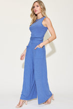 Load image into Gallery viewer, Sassy Ribbed Tank and Wide Leg Pants Set
