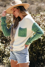 Load image into Gallery viewer, Color Block Sweater

