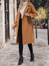Load image into Gallery viewer, Caramel Tie Waist Coat
