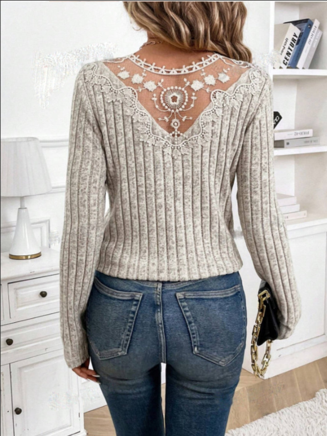 Lace Long Sleeve Shirt