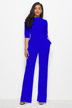 Load image into Gallery viewer, Tie-Waist Half Sleeve Jumpsuit
