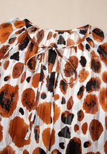 Load image into Gallery viewer, Printed Quarter Sleeve Blouse
