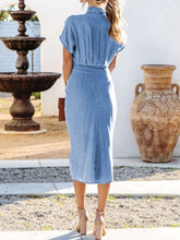 Load image into Gallery viewer, Tied Up Denim Dress
