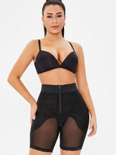 Load image into Gallery viewer, High-Waisted Lace Trim Shaping Shorts
