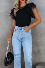 Load image into Gallery viewer, Sassy Ruffled Cap Sleeve Blouse
