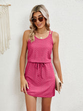 Load image into Gallery viewer, Sassy Scoop Neck Sleeveless Dress
