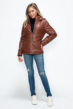 Load image into Gallery viewer, Pocketed Zip Up Puffer Jacket
