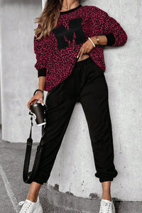 Sassy M Leopard Pants Set