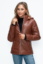 Load image into Gallery viewer, Pocketed Zip Up Puffer Jacket
