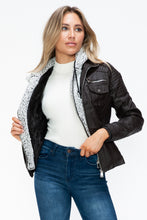 Load image into Gallery viewer, Faux Multi-Pocket Jacket with Hood
