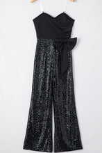 Load image into Gallery viewer, Sequin Wide Leg Jumpsuit
