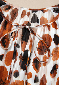 Printed Quarter Sleeve Blouse
