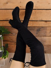 Load image into Gallery viewer, Thigh High Block Heel Boots
