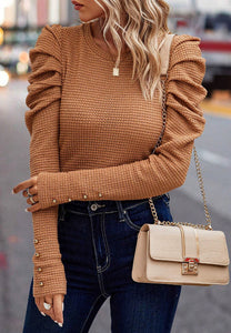 Sassy Puff Sleeve Blouse