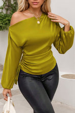 Load image into Gallery viewer, Sassy Drawstring One Shoulder Blouse
