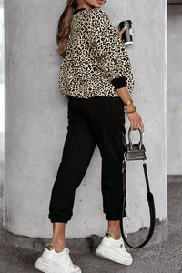 Sassy M Leopard Pants Set