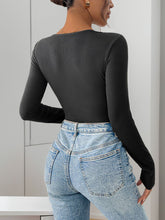 Load image into Gallery viewer, Contrast Long Sleeve Bodysuit
