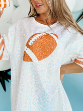 Load image into Gallery viewer, Sequin Football Oversize Top
