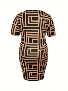 Sassy Plus Size Sweetheart Mini Dress