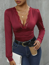 Load image into Gallery viewer, Laced Long Sleeve Bodysuit
