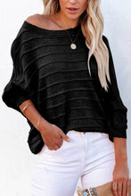 Load image into Gallery viewer, Round Neck Long Sleeve Knit Top
