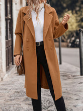 Load image into Gallery viewer, Caramel Tie Waist Coat
