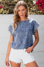 Load image into Gallery viewer, Pearl Denim Top
