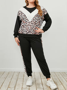 Sassy Leopard Sweatsuit Set
