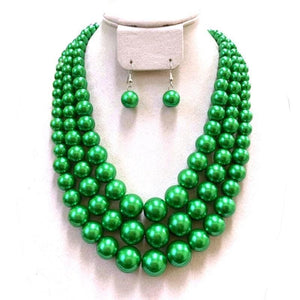 Green Beaded Necklace