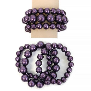 Purple Pearl Bracelet