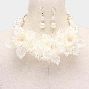 Braided Cream Pearl Necklace