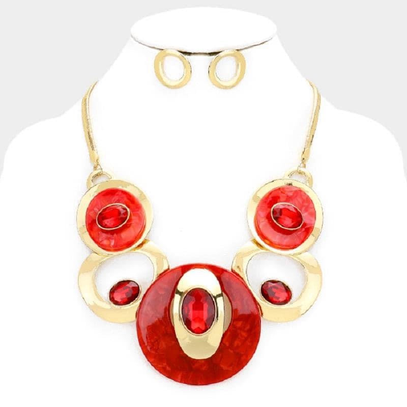 Red and Gold Necklace