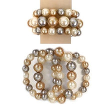 Load image into Gallery viewer, Multi Level Pearl Necklace Set

