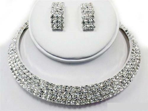 Rhinestone Choker Necklace